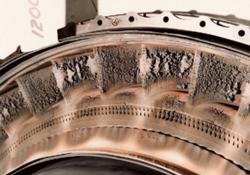 BA-9 Engine damage due to volcanic ashes
